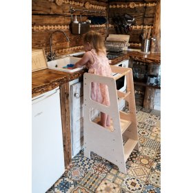 Montessori-Lernturm Hugo MAXI 90 - natur, Ourbaby