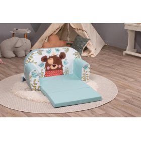 Baby sofa Schlafen teddybär - türkis
