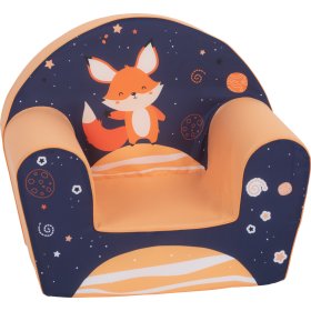 Kinderstuhl Lišák - blau-orange