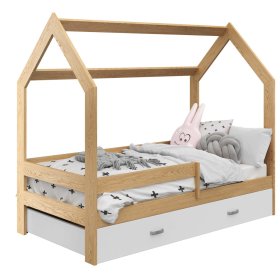 Hausbett Paula mit Rausfallschutz 160 x 80 cm - Kiefer, Magnat