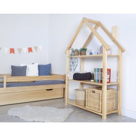 Kinderregal Häuschen FRANK - natur