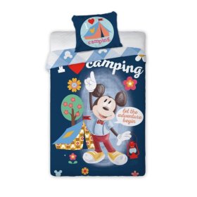Kinder bettwäsche Mickey Maus Camping