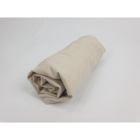 Bettlaken aus Baumwolle - beige