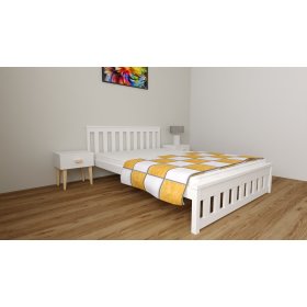 Holzbett Ada 200 x 120 cm – weiß