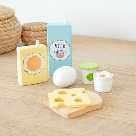 Hölzernes Essen - Schneiden - Amerikanisches Frühstück, Ourbaby