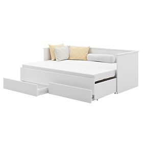 Ausziehbares Bett HELIOS mit zwei Schubladen 200x80/200x160