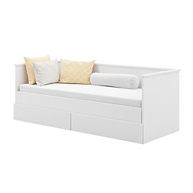 Ausziehbares Bett HELIOS mit zwei Schubladen 200x80/200x160