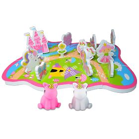 Badeaufkleber Einhornwelt