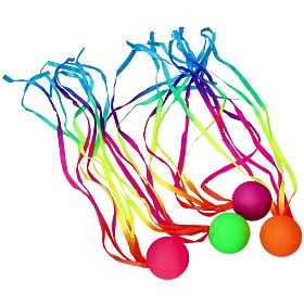 Ball mit Bändern