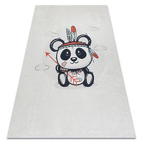 BAMBINO 1129 Waschmatte Panda für Kinder rutschfest - Creme, F.H.Kabis