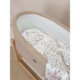 Bambus-Set mit leichter Decke - Blumen