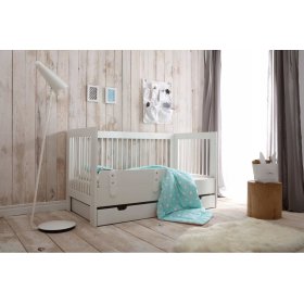 Babybett Gitterbett Basic 140x70 cm, Pinio