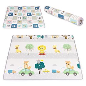 Beidseitige Schaumstoff-Lernrollmatte mit Alphabet ECOTOYS für Kinder
