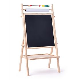 Beidseitige Tafel mit Papierrolle
