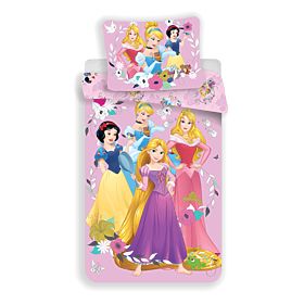 Kinderbettwäsche Prinzessinnen 140x200 cm + 70x90 cm, Princess