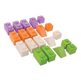 Bigjigs Baby Holz-Verbindungsbausteine Basisset, Bigjigs Toys