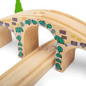 Bigjigs Rail Eisenbahnbrücke aus Holz