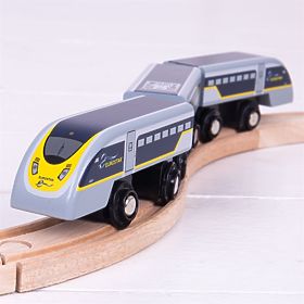 Bigjigs Rail Express Eurostar E320 + 3 Schienen