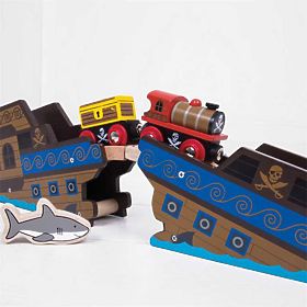 Bigjigs Rail Piratenzug + 3 Gleise, Bigjigs Rail
