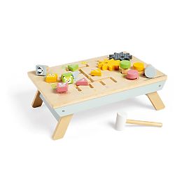 Bigjigs Toys Arbeitstisch mit Klopfspiel, Bigjigs Toys