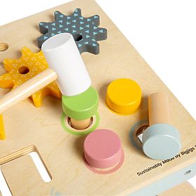 Bigjigs Toys Arbeitstisch mit Klopfspiel, Bigjigs Toys