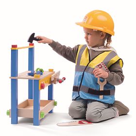 Bigjigs Toys Bauarbeiter-Kostüm, Bigjigs Toys
