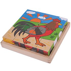 Bigjigs Toys Bilderwürfel Bauernhof, Bigjigs Toys