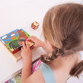 Bigjigs Toys Bilderwürfel Bauernhof, Bigjigs Toys
