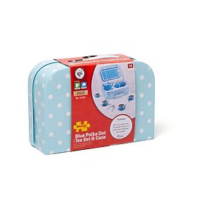 Bigjigs Toys Blaues gepunktetes Tee-Set, Bigjigs Toys