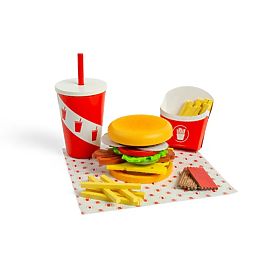 Bigjigs Toys Burger- und Pommes-Set
