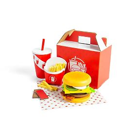 Bigjigs Toys Burger- und Pommes-Set