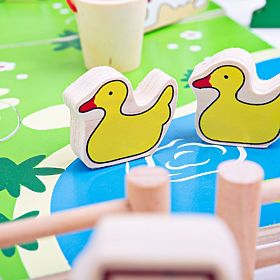 Bigjigs Toys Großer Holzbauernhof