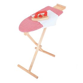 Bigjigs Toys Holz-Bügelbrett mit Bügeleisen