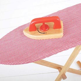 Bigjigs Toys Holz-Bügelbrett mit Bügeleisen