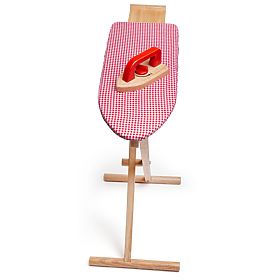 Bigjigs Toys Holz-Bügelbrett mit Bügeleisen