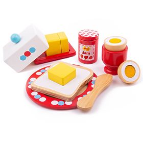 Bigjigs Toys Holz Frühstücksset, Bigjigs Toys