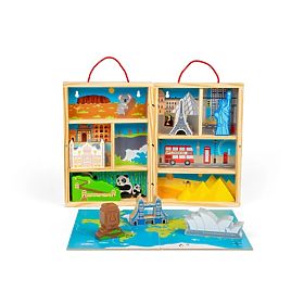 Bigjigs Toys Holz-Reisespielset