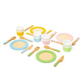 Bigjigs Toys Holz Servierset, Bigjigs Toys