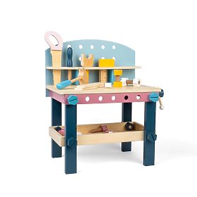 Bigjigs Toys Kinder-Werkbank mit Werkzeug