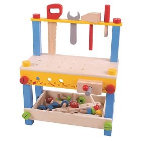 Bigjigs Toys Mein erster Arbeitstisch, Bigjigs Toys
