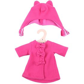 Bigjigs Toys Rosa Jacke mit Mütze für Puppe 38 cm, Bigjigs Toys