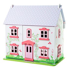 Bigjigs Toys Rosa Puppenhaus, Bigjigs Toys