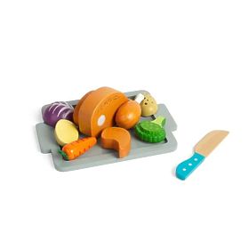 Bigjigs Toys Set Gebratenes Hähnchen mit Gemüse
