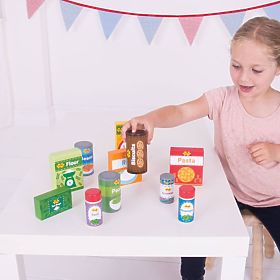Bigjigs Toys Set haltbarer Lebensmittel, Bigjigs Toys