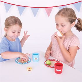 Bigjigs Toys Set Snack mit Punkten, Bigjigs Toys