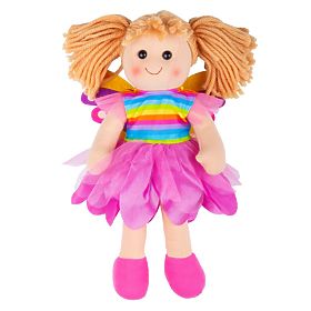 Bigjigs Toys Stoffpuppe Chloe 34 cm