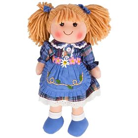 Bigjigs Toys Stoffpuppe Katie 34 cm, Bigjigs Toys