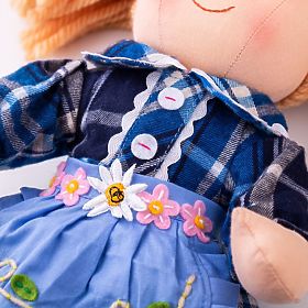 Bigjigs Toys Stoffpuppe Katie 34 cm, Bigjigs Toys