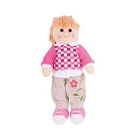 Bigjigs Toys Stoffpuppe Melanie 38 cm
