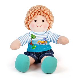 Bigjigs Toys Stoffpuppe Robin 30 cm, Bigjigs Toys